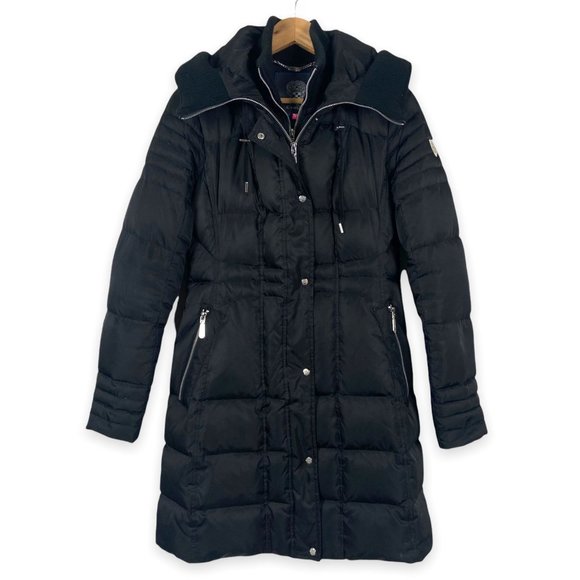 Vince Camuto Long Hooded Puffer Coat 